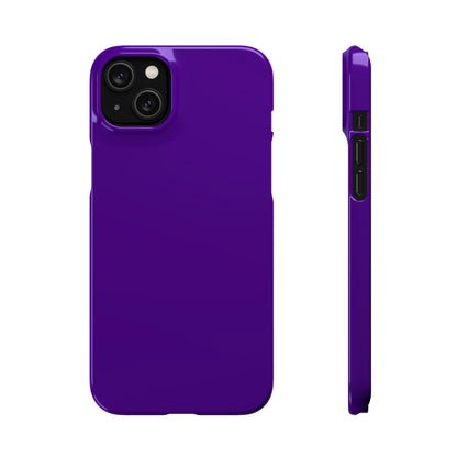 Indigo iPhone Case (Slim) iPhone 14 Plus Glossy Phone Case