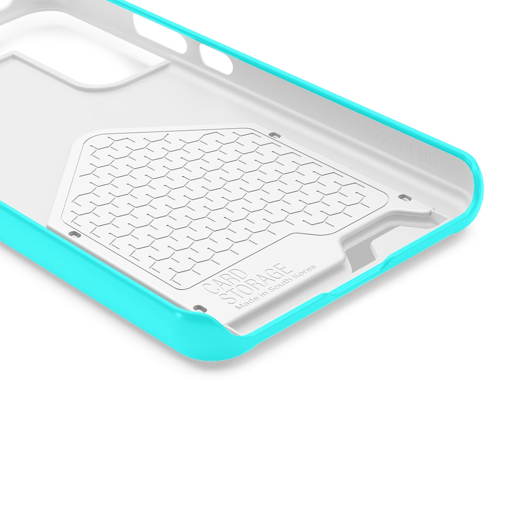 Cyan Samsung Case (Card) Phone Case