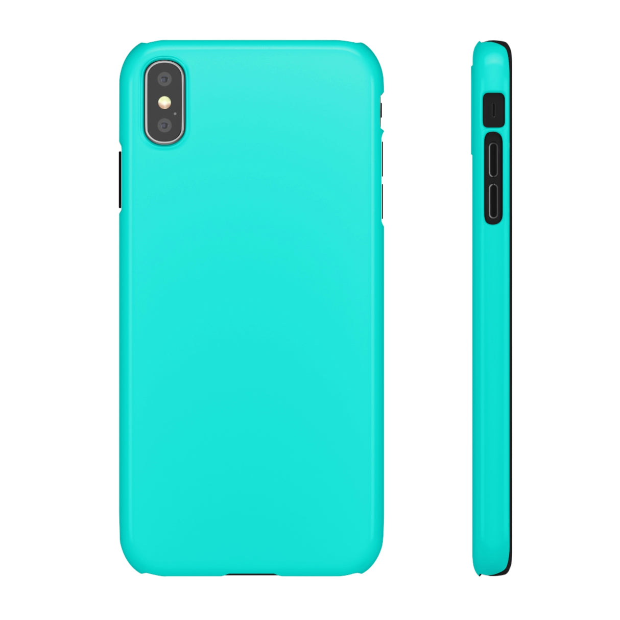 Bright Turquoise iPhone Case (Slim) iPhone XS MAX Glossy Phone Case