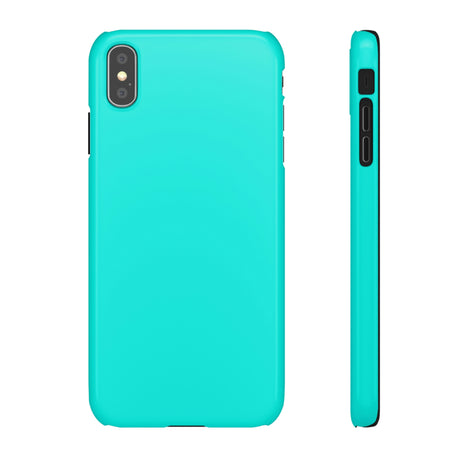 Bright Turquoise iPhone Case (Slim) iPhone XS MAX Glossy Phone Case