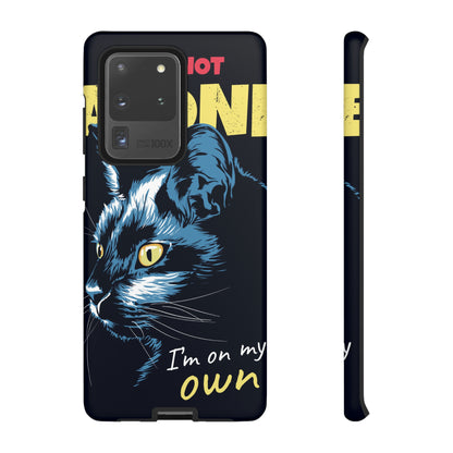 Black Cat Poster Android Case (Protective) Samsung Galaxy S20 Ultra Matte Phone Case