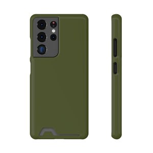 Army Green Android Case (Card) Samsung Galaxy S21 Ultra Glossy With gift packaging Phone Case