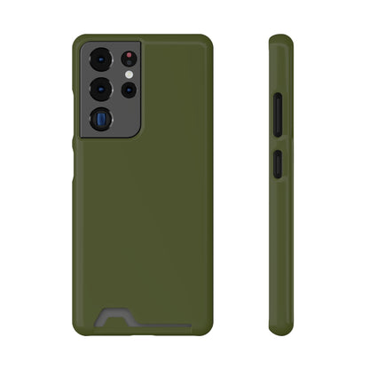 Army Green Android Case (Card) Samsung Galaxy S21 Ultra Glossy With gift packaging Phone Case