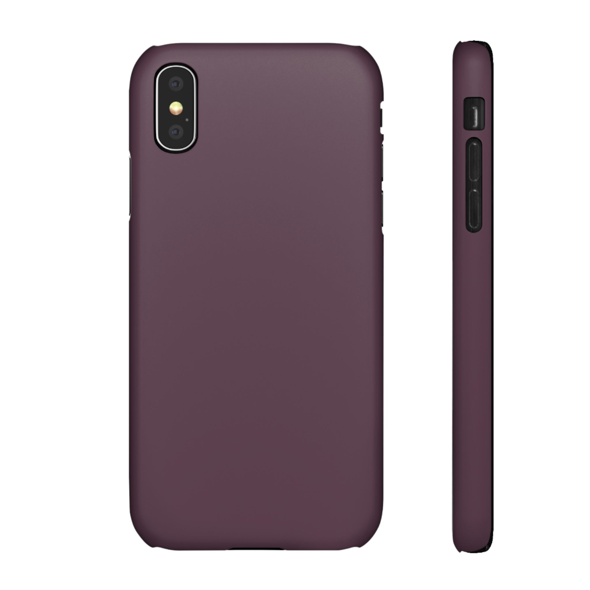 Eggplant iPhone Case (Slim) iPhone X Matte Phone Case