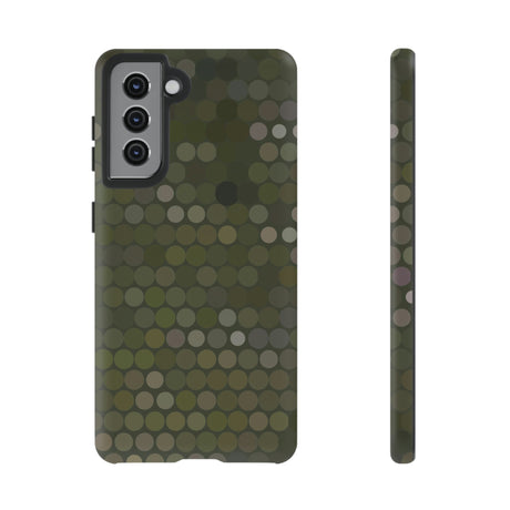 Military Dot Camo Phone case Samsung Galaxy S21 Matte Phone Case