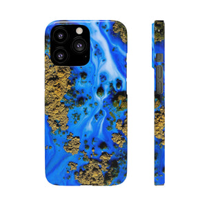 Blue River Ink Art iPhone Case (Slim) iPhone 13 Pro Glossy Phone Case