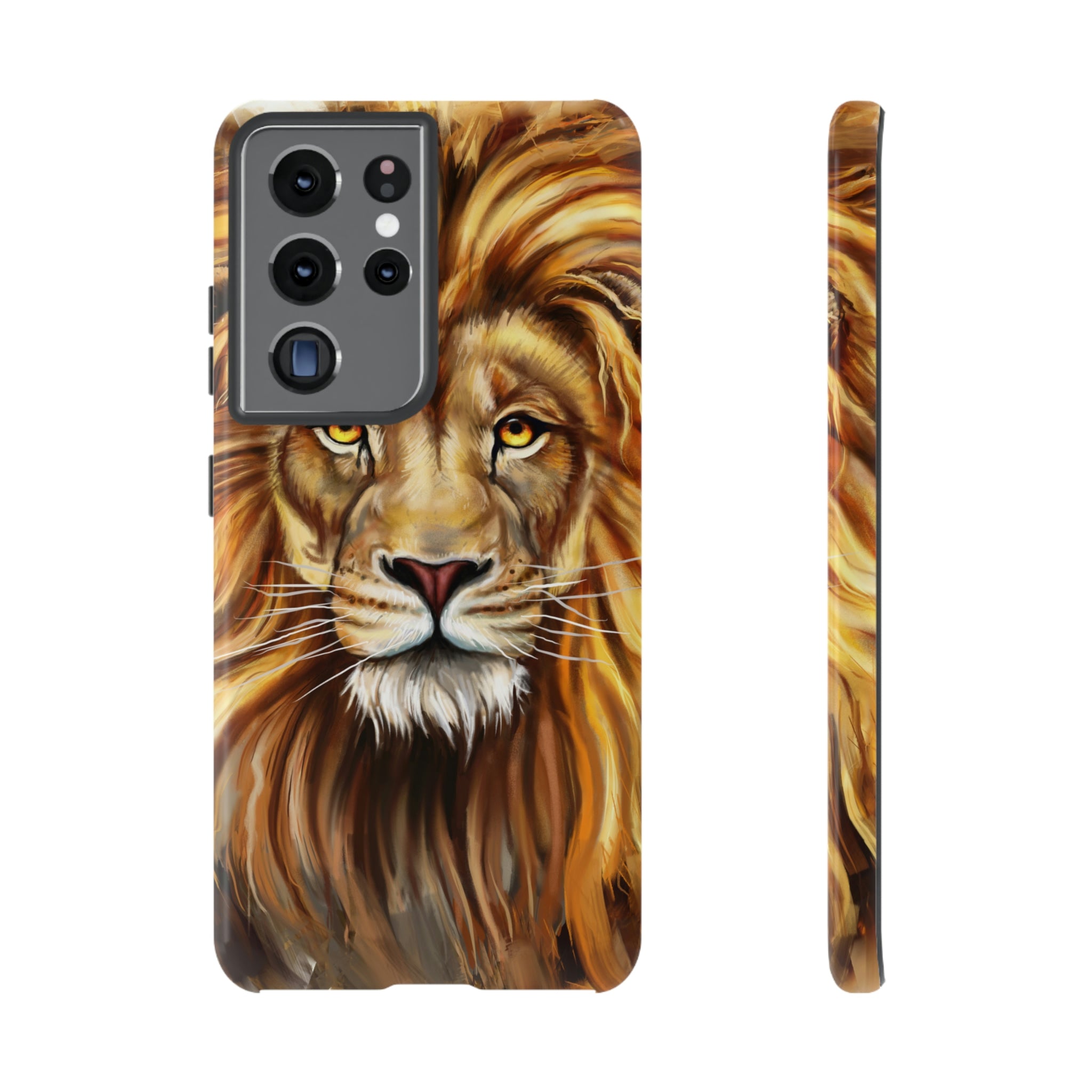 Lion Android Case (Protective) Samsung Galaxy S21 Ultra Glossy Phone Case