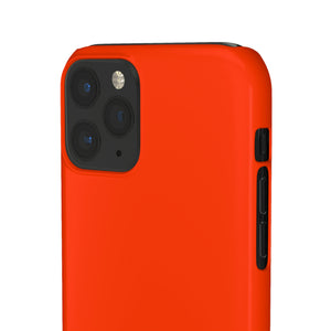 Coquelicot Orange iPhone Case (Slim) Phone Case