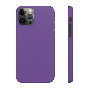 Dark Lavender iPhone Case (Slim) iPhone 12 Pro Matte Phone Case