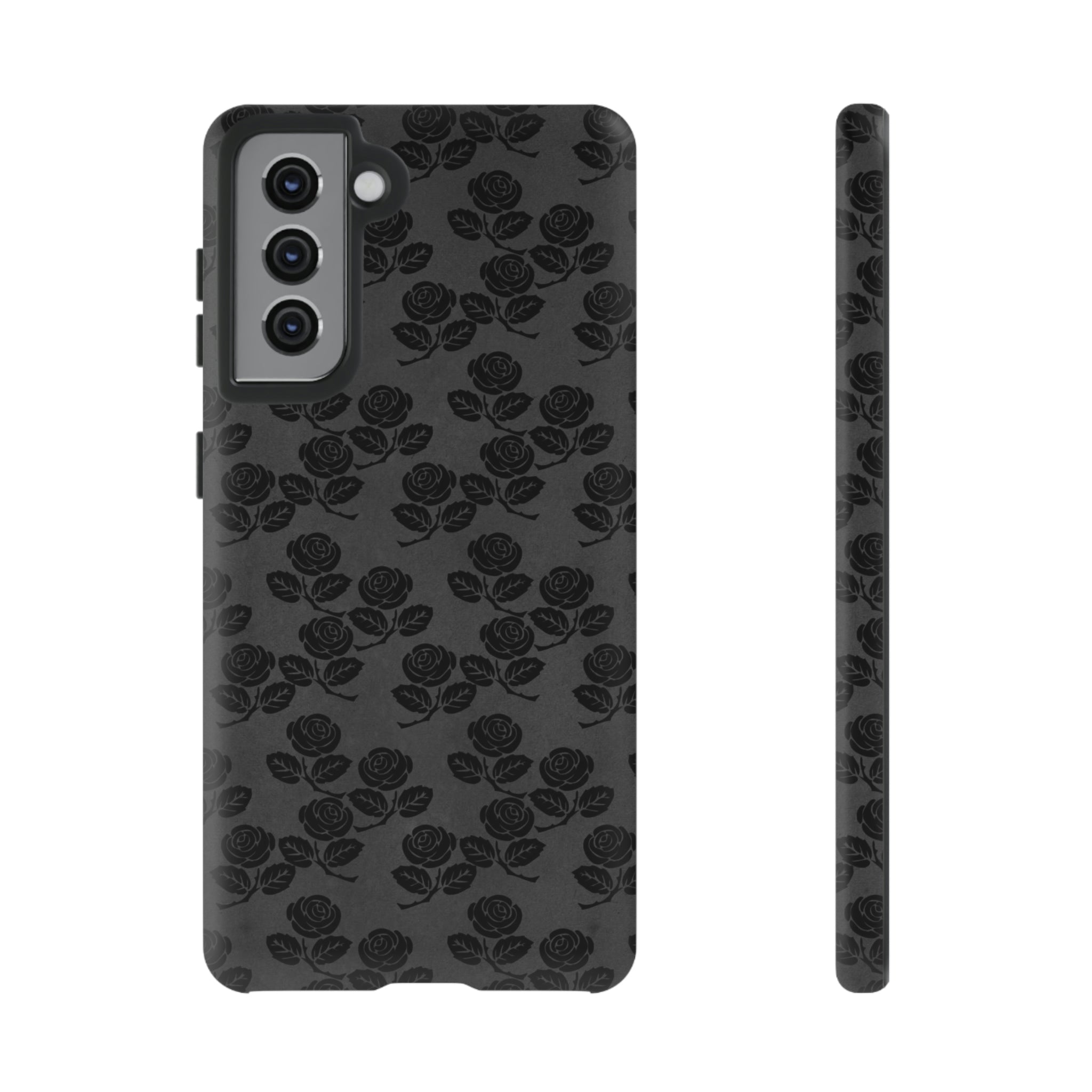 Surrunge Gothic Flower Samsung Case (Protective) Samsung Galaxy S21 Matte Phone Case