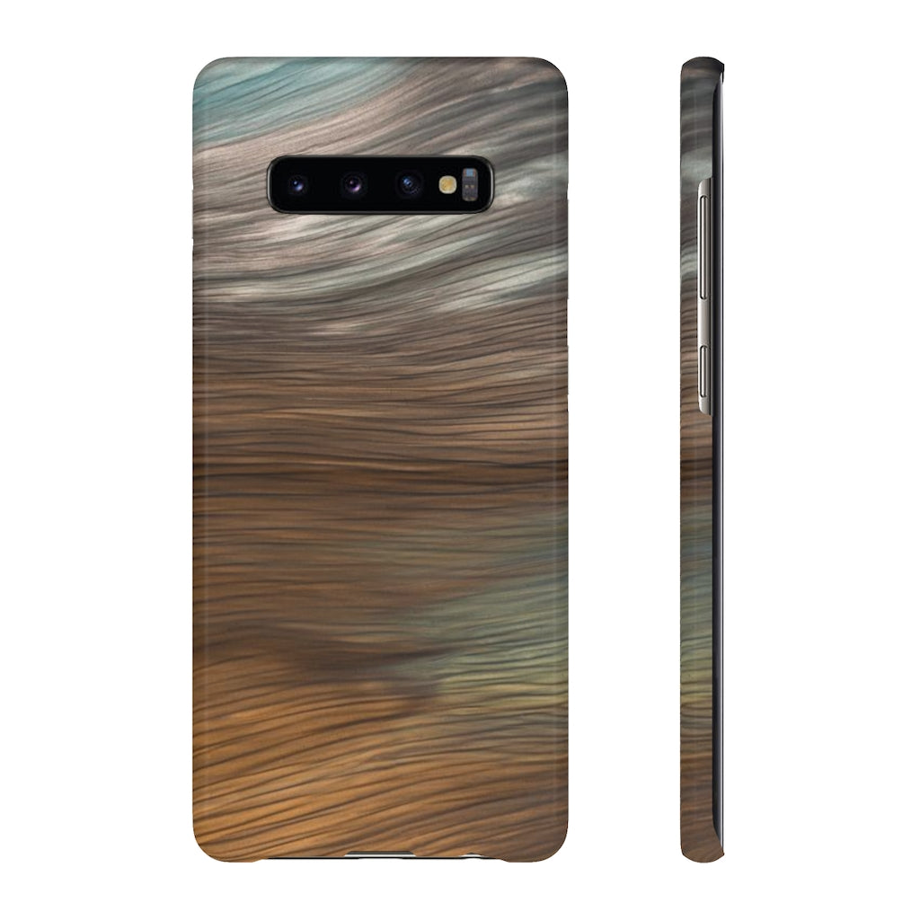 Silver Ink Art Android Case (Slim) Samsung Galaxy S10 Plus Glossy Phone Case