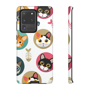 Cats Fishbone Android Case (Protective) Samsung Galaxy S20 Ultra Matte Phone Case