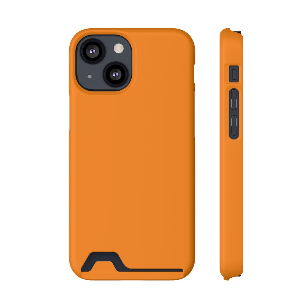 Dark Orange iPhone Case (Card) iPhone 13 Mini Matte With gift packaging Phone Case