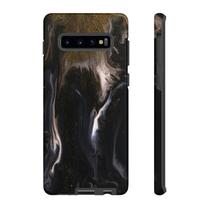 Piano Black Ink Art Android Case (Protective) Samsung Galaxy S10 Plus Glossy Phone Case