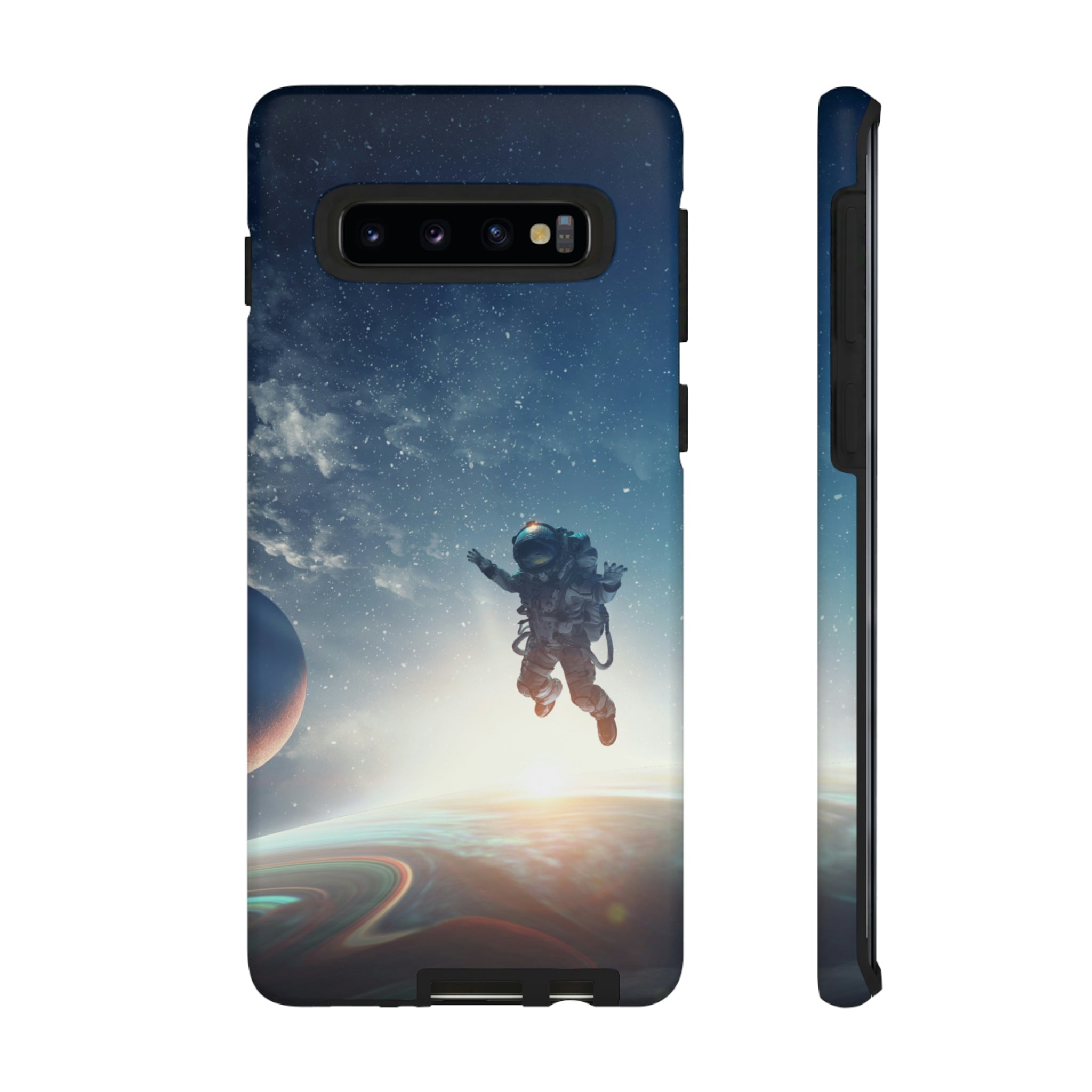 Astronaut Freefloat Android Case (Protective) Samsung Galaxy S10 Matte Phone Case