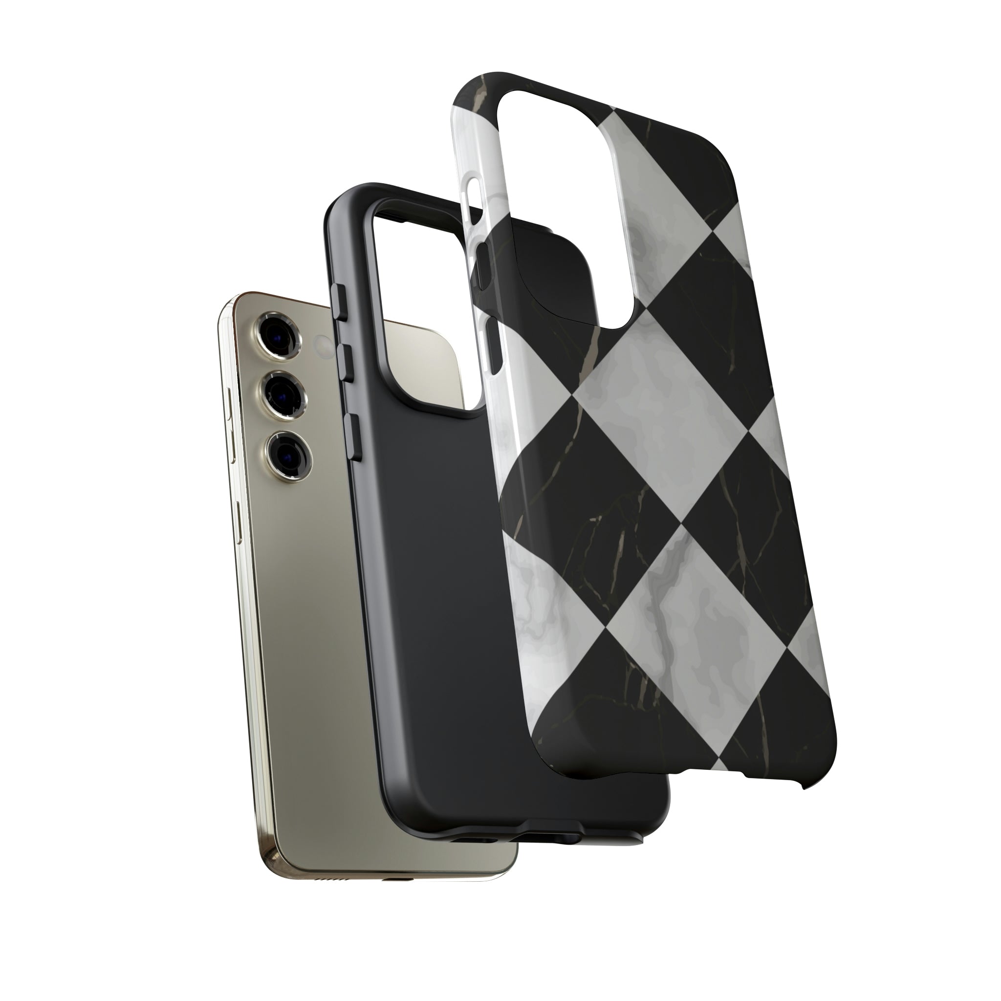 Check Marble Android Case (Protective) Phone Case