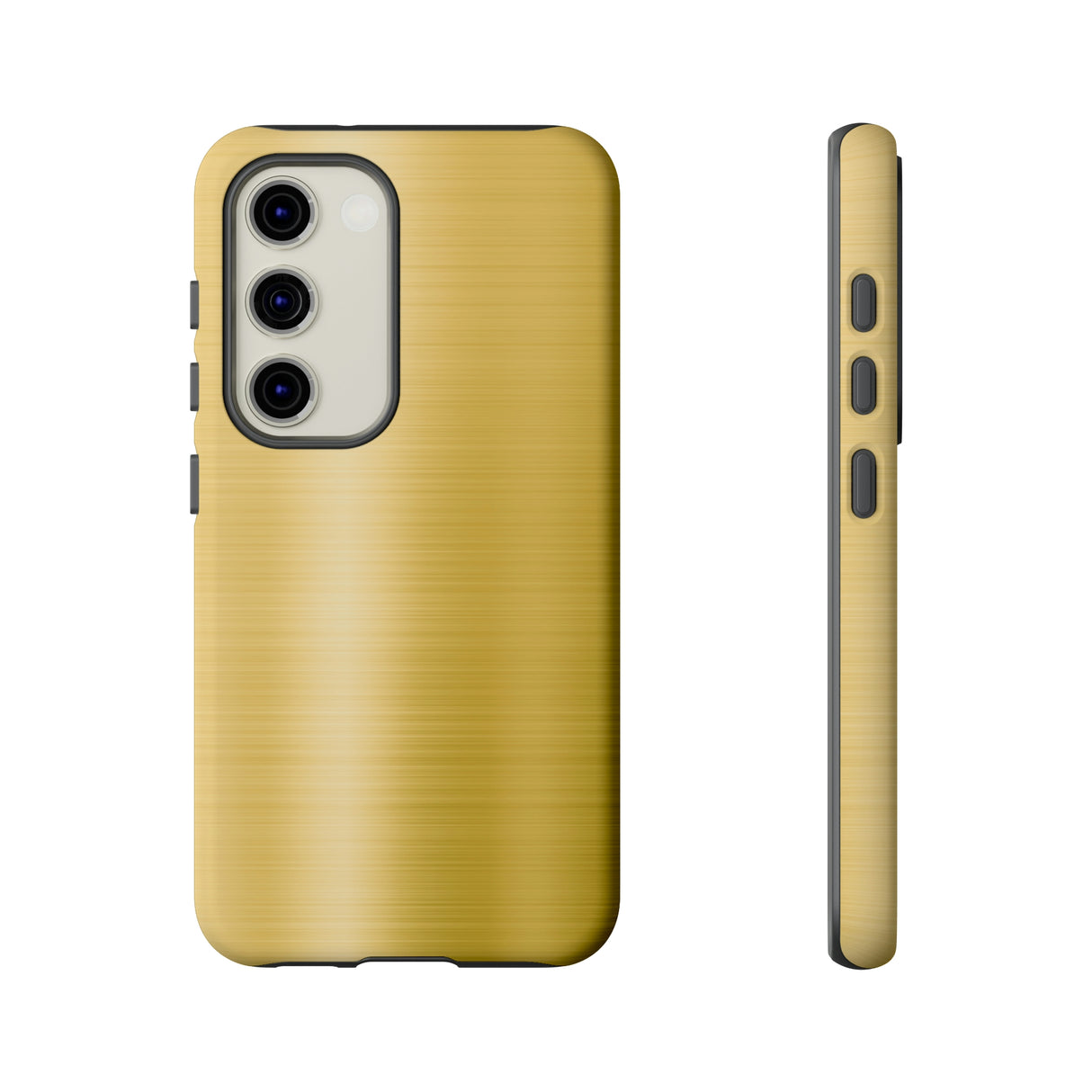 Gold Metal Android Case (Protective) Samsung Galaxy S23 Matte Phone Case