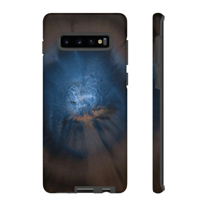 Blue Space Ink Art Android Case (Protective) Samsung Galaxy S10 Plus Matte Phone Case