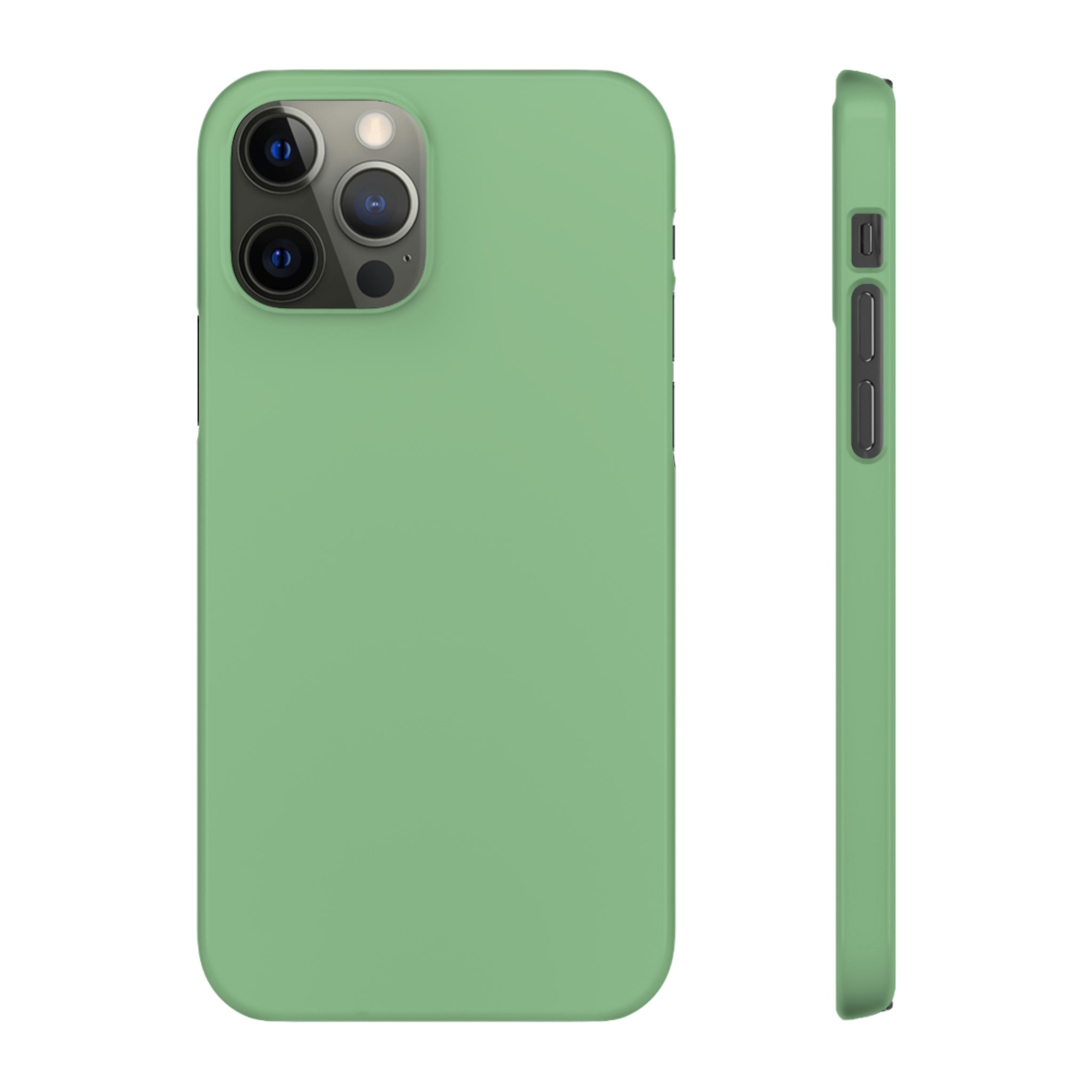 Dark Sea Green iPhone Case (Slim) iPhone 12 Pro Glossy Phone Case