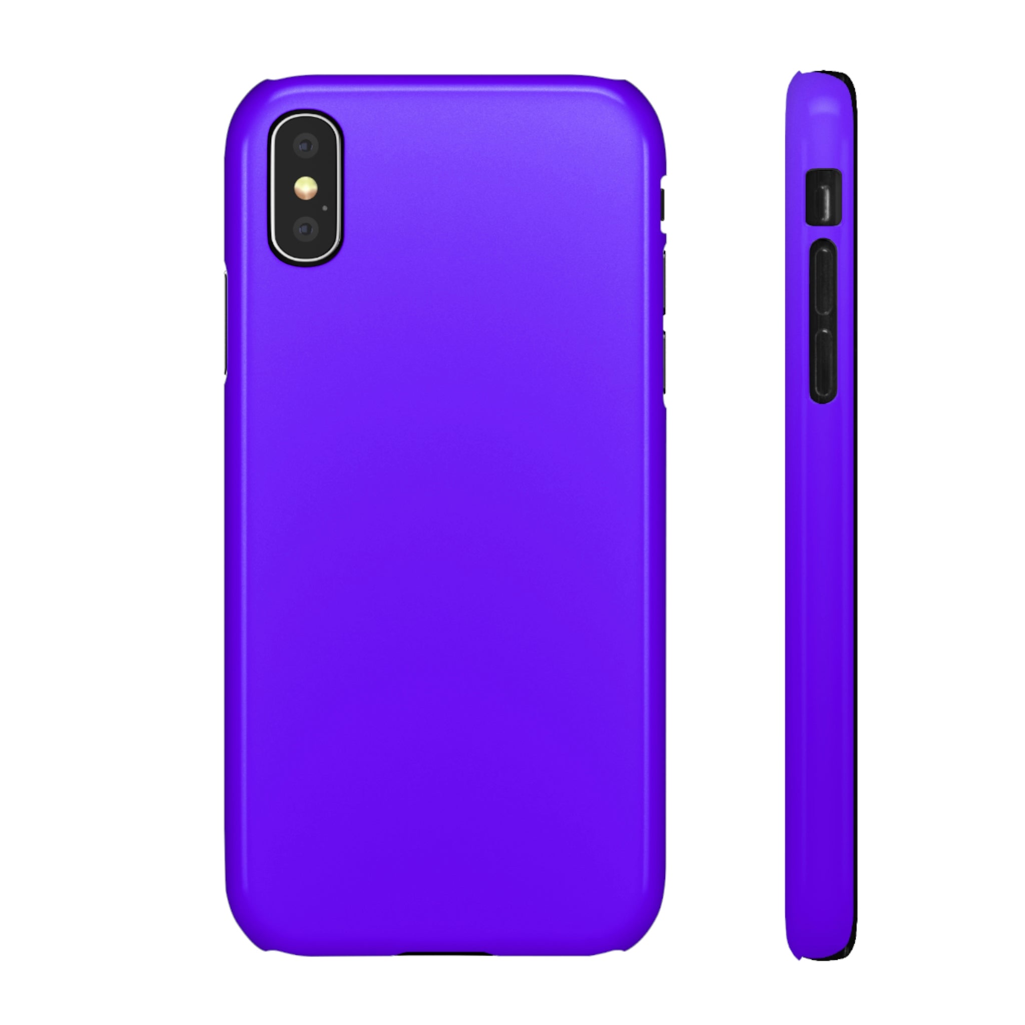 Electric Indigo iPhone Case (Slim) iPhone X Glossy Phone Case