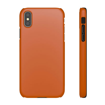 Burnt Orange iPhone Case (Slim) iPhone XS Matte Phone Case