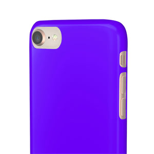 Electric Indigo iPhone Case (Slim) Phone Case