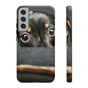 Dachshund Puppy Android Case (Protective) Samsung Galaxy S22 Plus Matte Phone Case