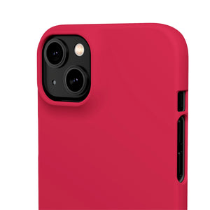 Bright Maroon iPhone Case (Slim) Phone Case