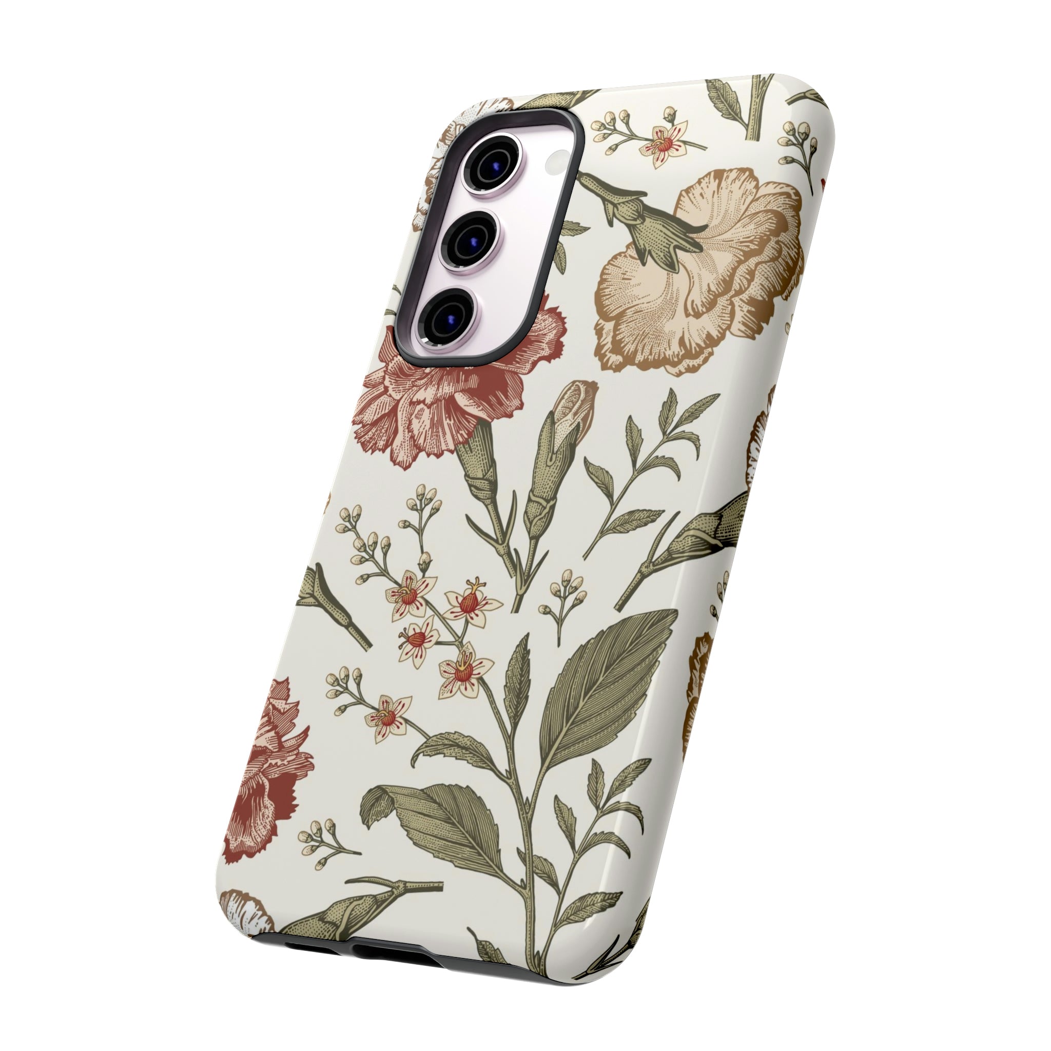 Carnation Vintage Flower Samsung Case (Protective) Phone Case