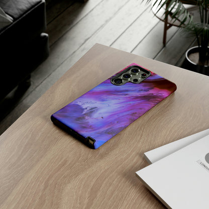 Purple Cosmos Ink Art Android Case (Protective) Phone Case