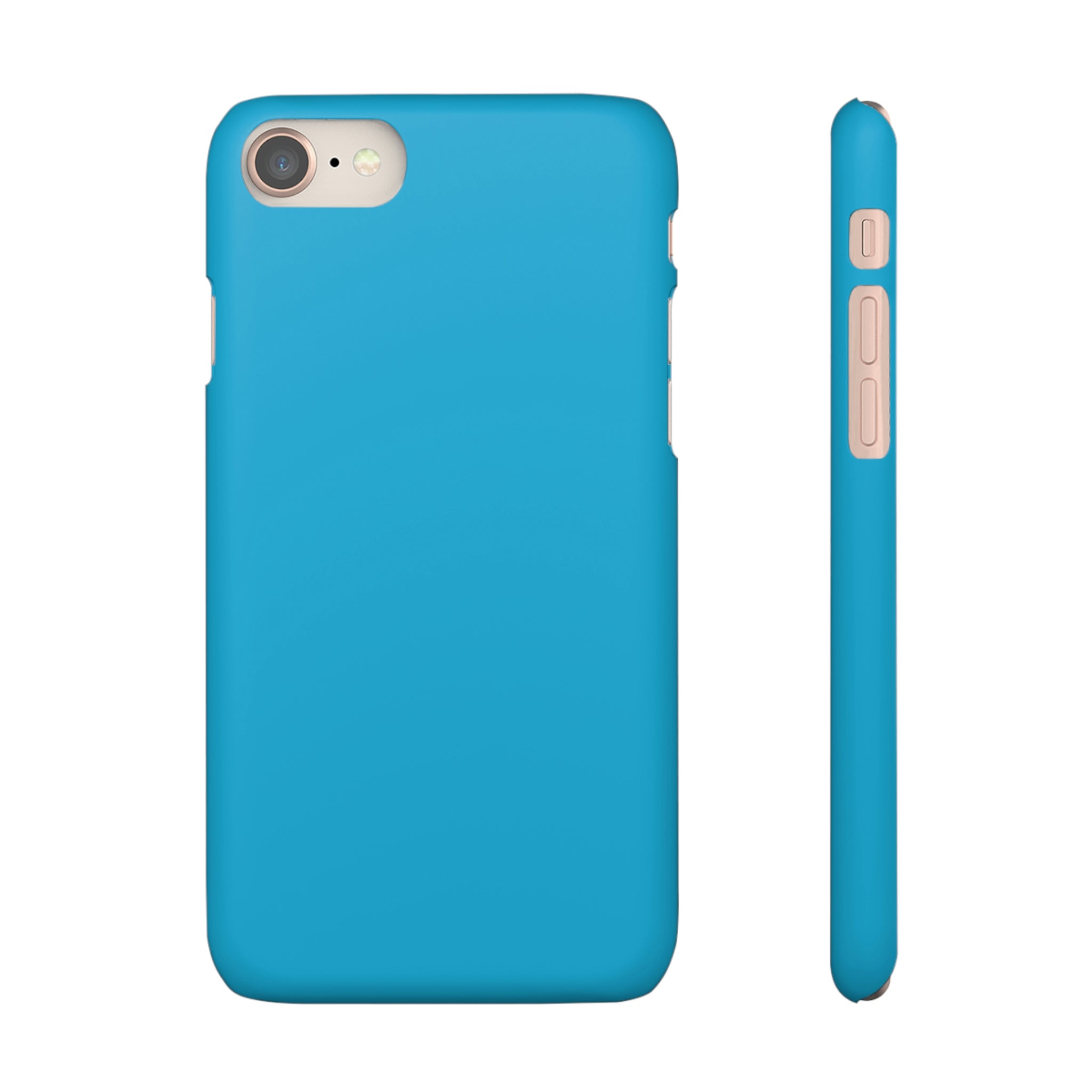 Bright Cerulean iPhone Case (Slim) iPhone 8 Matte Phone Case