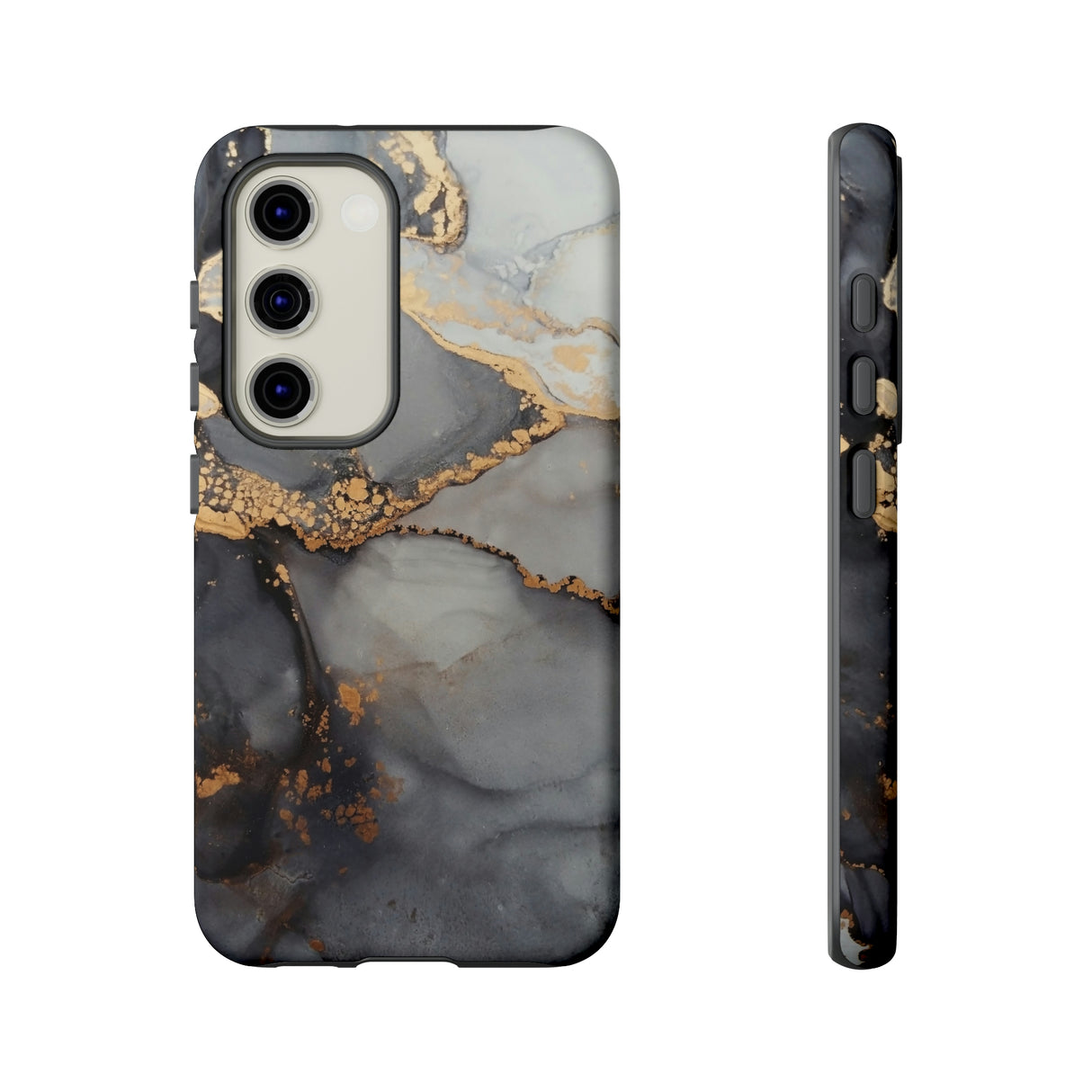 Grey Marble Android Case (Protective) Samsung Galaxy S23 Matte Phone Case