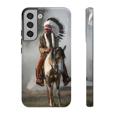 Indian Cheif Android Case (Protective) Samsung Galaxy S22 Plus Glossy Phone Case