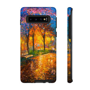 Oil painting - Autumn Landscape Samsung Case (Protective) Samsung Galaxy S10 Matte Phone Case