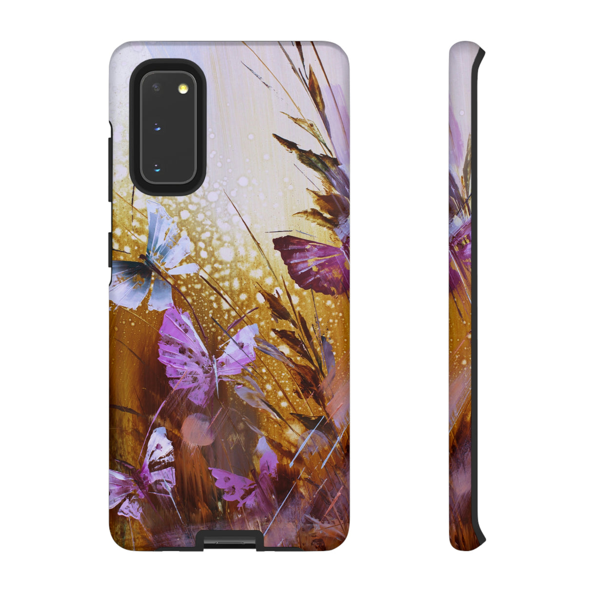 Butterflies Painting Android Case (Protective) Samsung Galaxy S20 Matte Phone Case