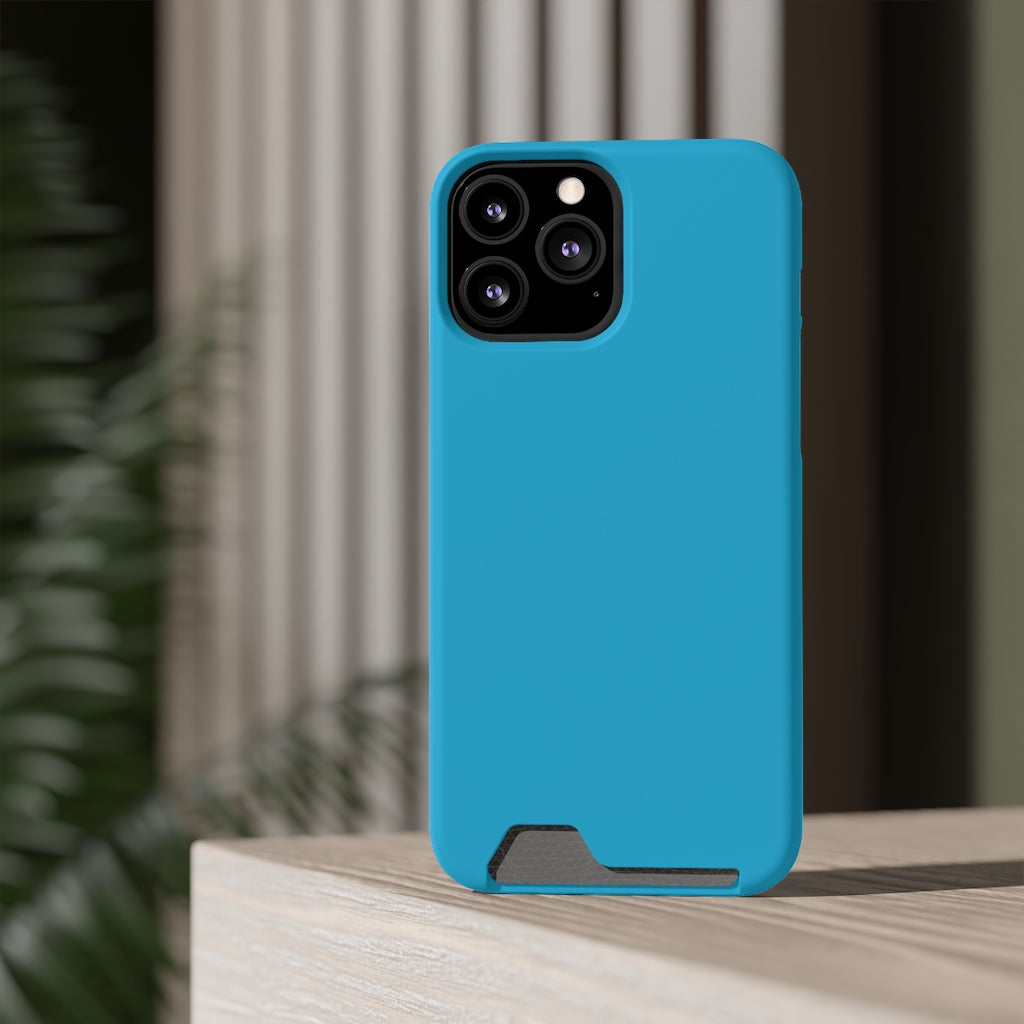 Bright Cerulean iPhone Case (Card) Phone Case