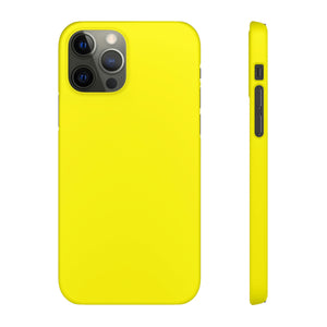 Cadmium Yellow iPhone Case (Slim) iPhone 12 Pro Matte Phone Case