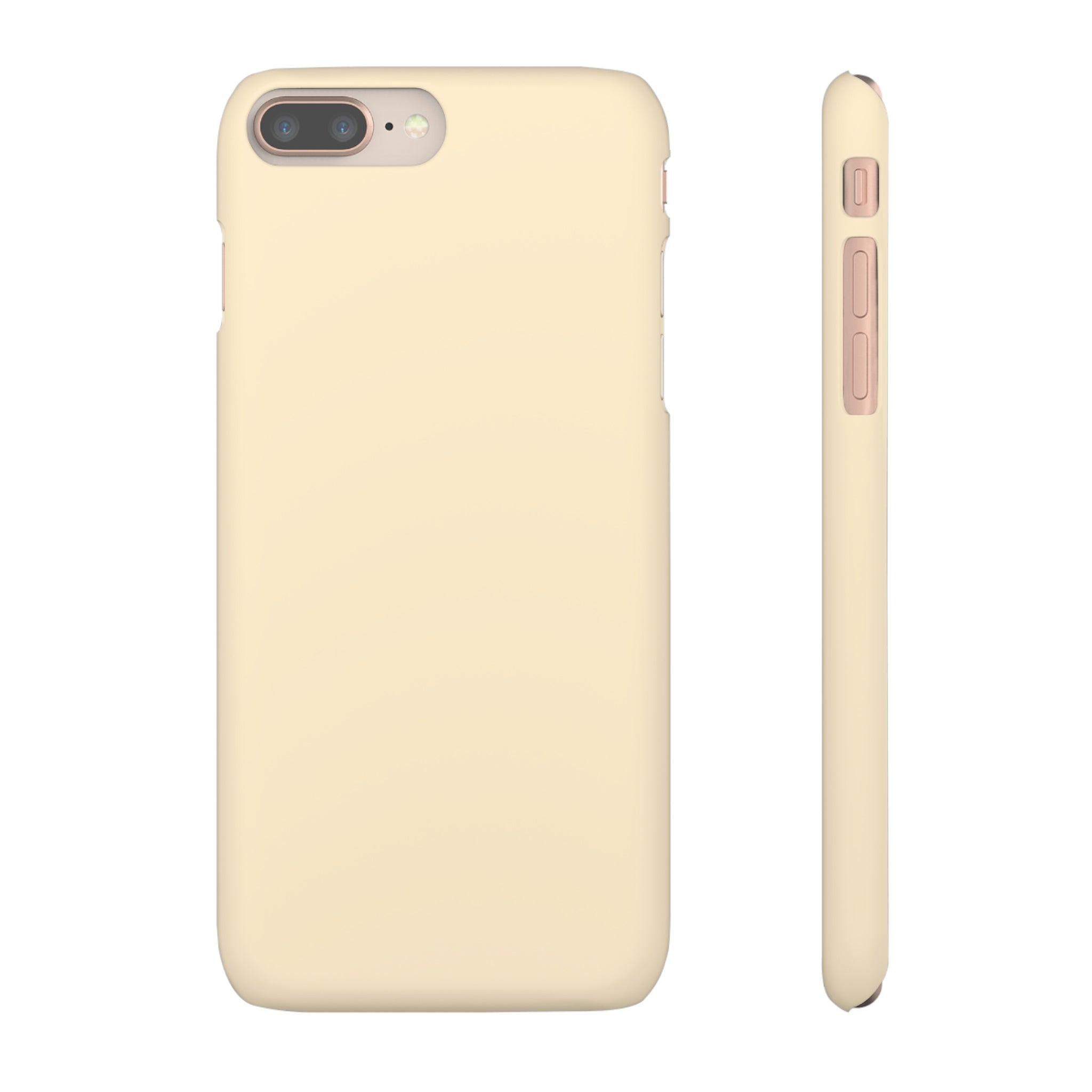 Blanched Almond iPhone Case (Slim) iPhone 8 Plus Matte Phone Case