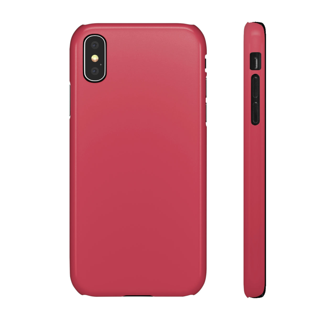 Brick Red iPhone Case (Slim) iPhone X Glossy Phone Case