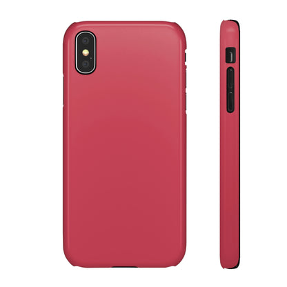 Brick Red iPhone Case (Slim) iPhone X Glossy Phone Case