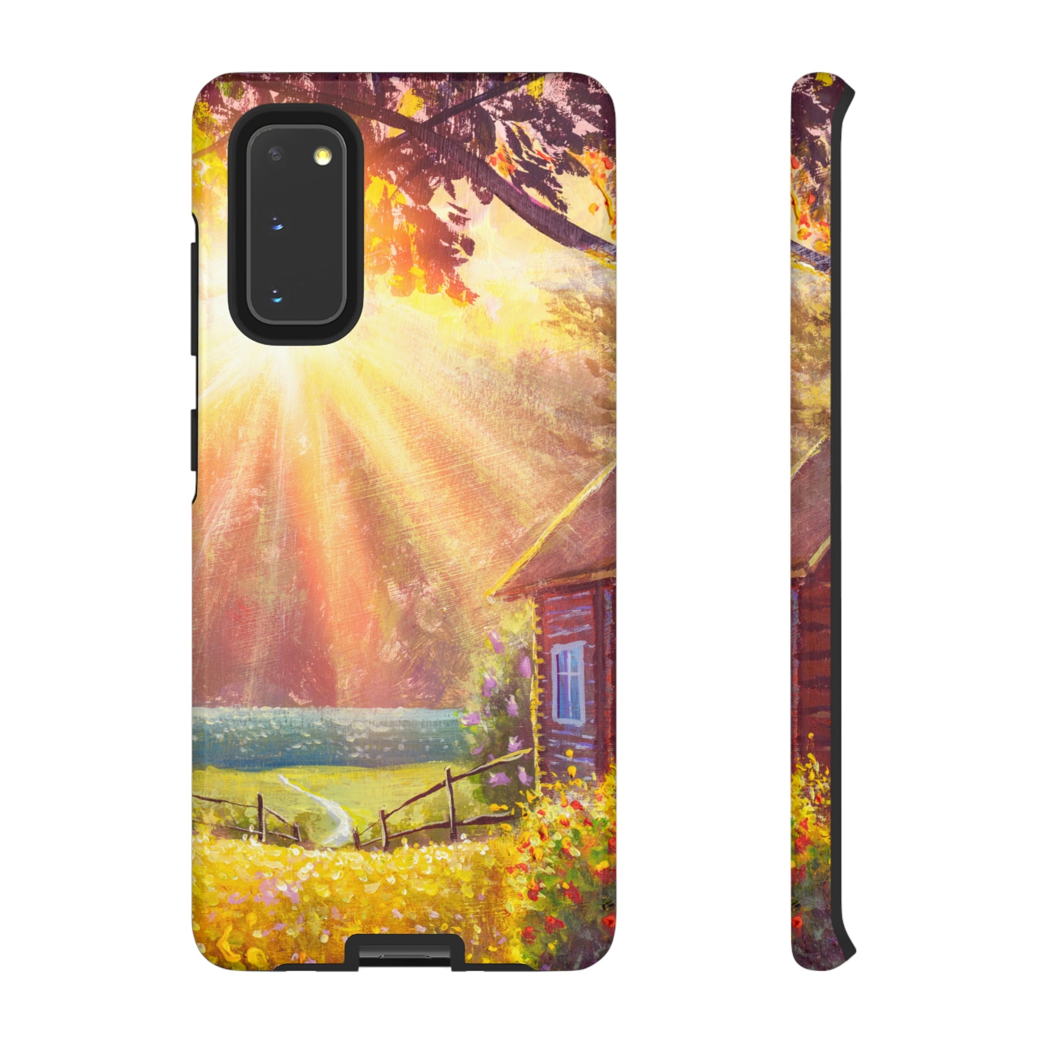 Flower Bushes Android Case (Protective) Samsung Galaxy S20 Glossy Phone Case