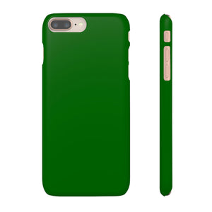 Dark Green iPhone Case (Slim) iPhone 8 Plus Matte Phone Case