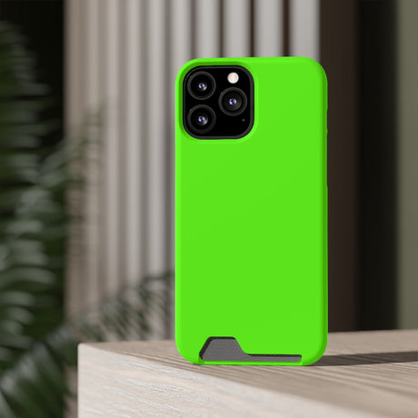 Bright Green iPhone Case (Card) Phone Case