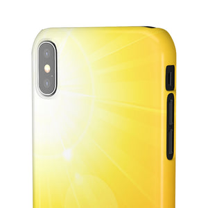 Bright Summer Sun Samsung/iPhone (Slim) iPhone XS MAX Glossy Phone Case