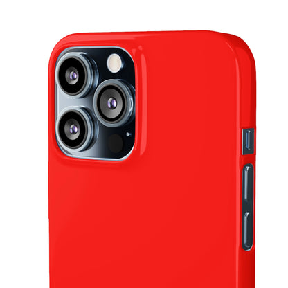 Candy Apple Red iPhone Case (Slim) Phone Case