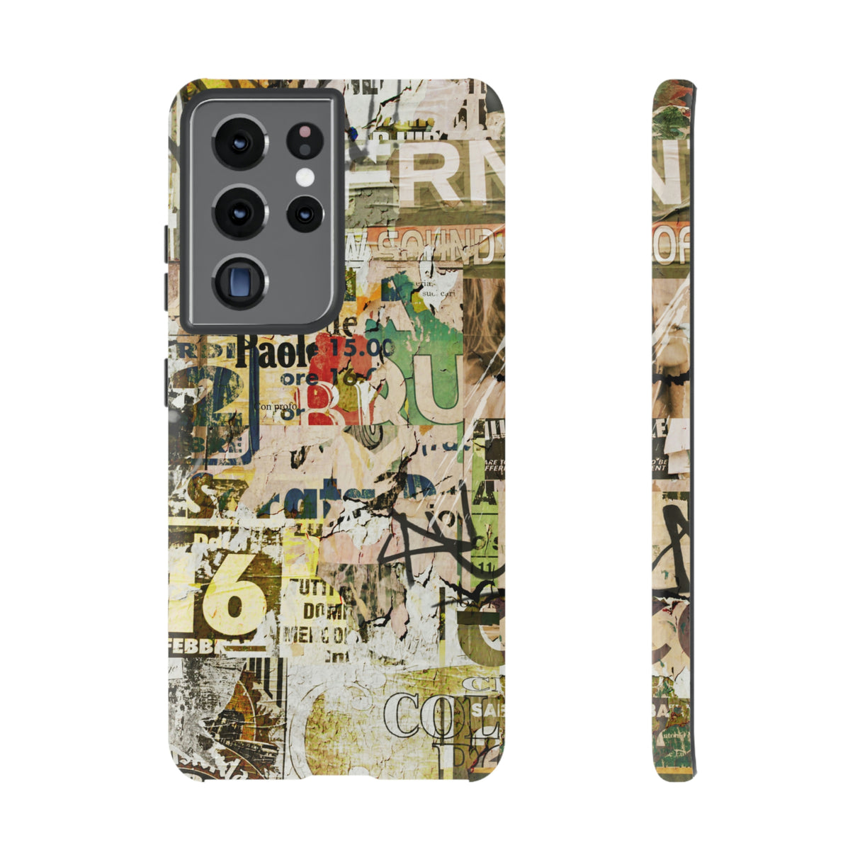 Grunge Vintage Poster Android Case (Protective) Samsung Galaxy S21 Ultra Matte Phone Case