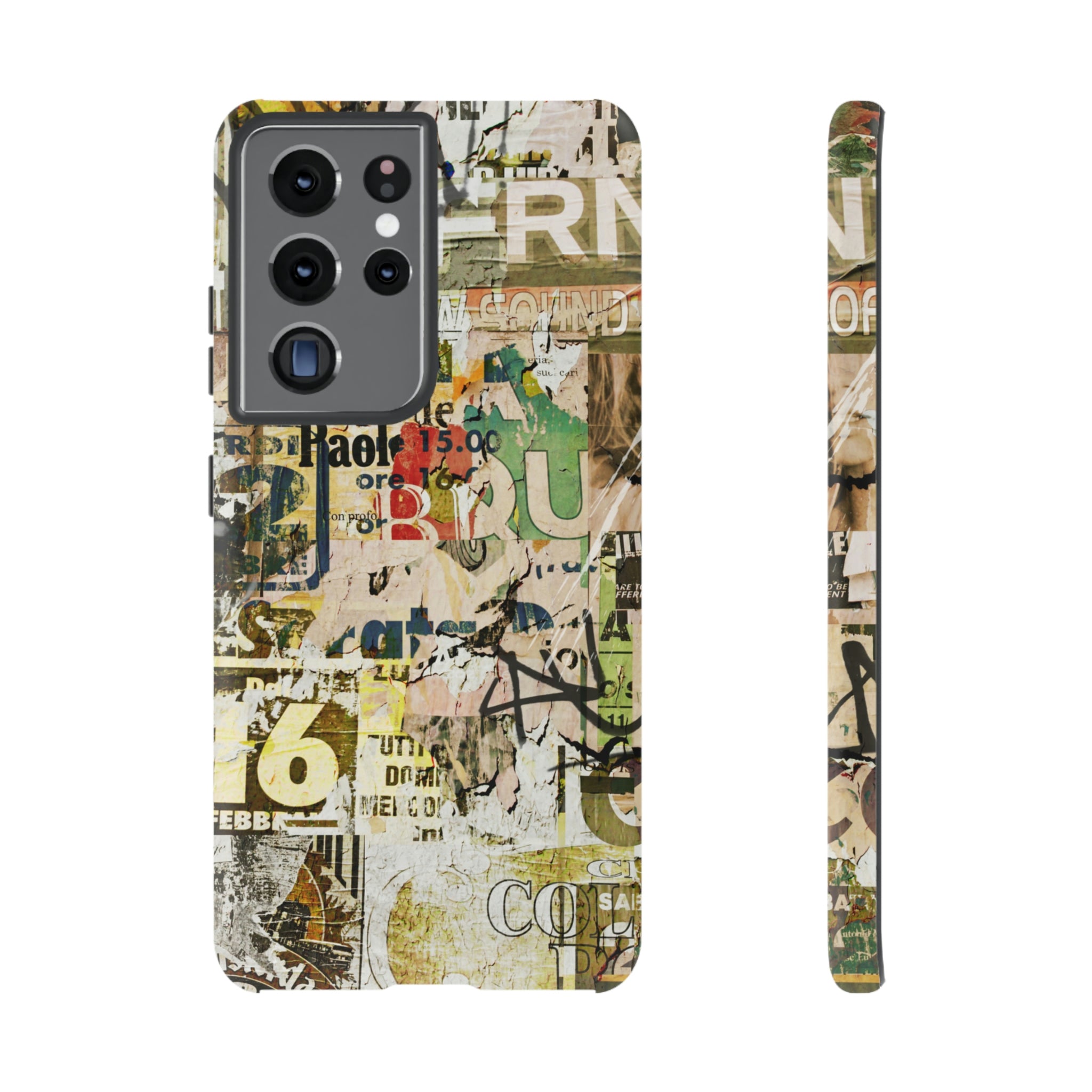 Grunge Vintage Poster Android Case (Protective) Samsung Galaxy S21 Ultra Matte Phone Case