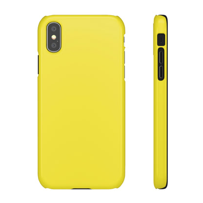 Dandelion Yellow iPhone Case (Slim) iPhone XS Glossy Phone Case