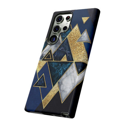 Dark Blue Geometric Android Case (Protective) Phone Case