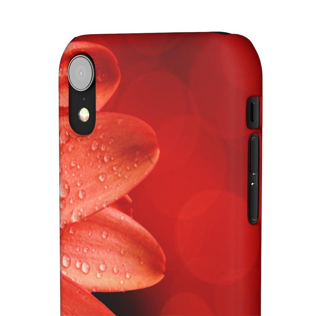 Red Spring Flower Samsung/iPhone (Slim) iPhone XR Matte Phone Case